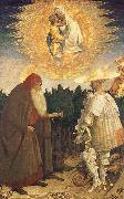 Antonio Pisanello Virgin and child with St. Goran and St Antonius painting